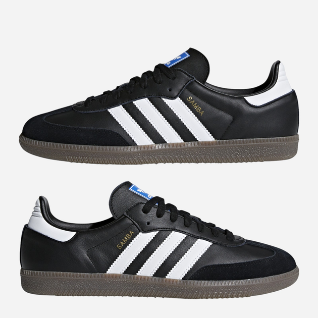 Чоловічі кеди низькі adidas Originals Samba OG B75807 41.5 (7.5UK) 26 см Чорні (4059811988584) - зображення 5