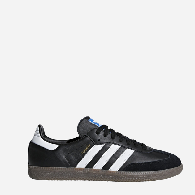 Tenisówki męskie ze skóry naturalnej Adidas Originals Samba OG B75807 43.5 (9UK) 27.5 cm Czarne (4059811988560) - obraz 1