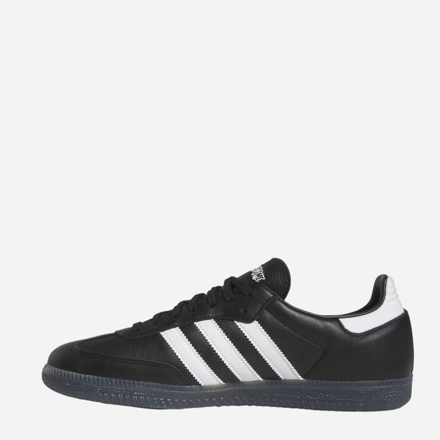 Tenisówki męskie ze skóry naturalnej Adidas FA Samba ID7339 47.5 (12UK) 30.5 cm Czarne (4066754034674) - obraz 2