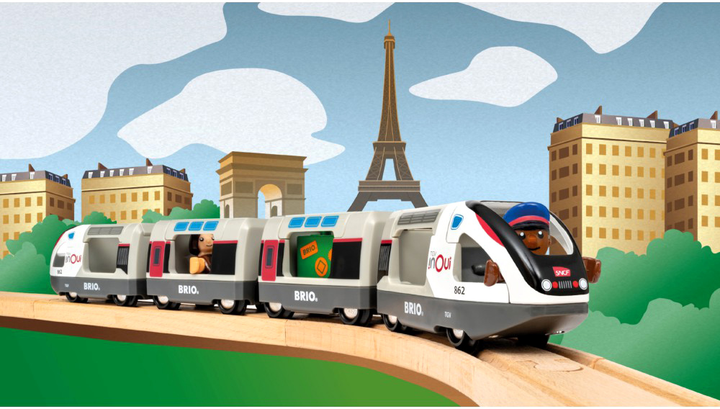Super szybki pociąg Brio Trains & Vehicles z figurkami (7312350360875) - obraz 6