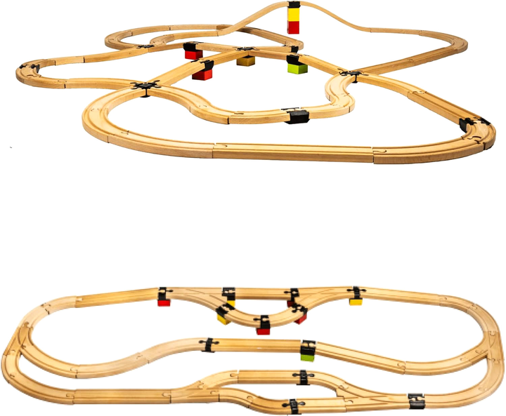 Bazowe łączniki i skrzyżowania Toy2 Track Connectors Builder Set Large 29 szt (5745000329038) - obraz 2