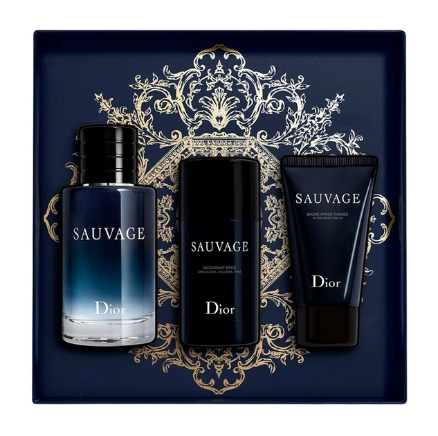 Подарочный набор для мужчин Dior Sauvage Туалетная вода 100 мл +