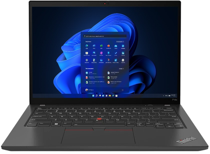 Ноутбук Lenovo ThinkPad P14s Gen 4 (21HF000HPB) Villi Black - зображення 1