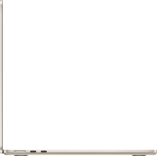 Ноутбук Apple MacBook Air 13.6" M3 16/512GB 2024 (MXCU3UA/A) Starlight - изображение 2