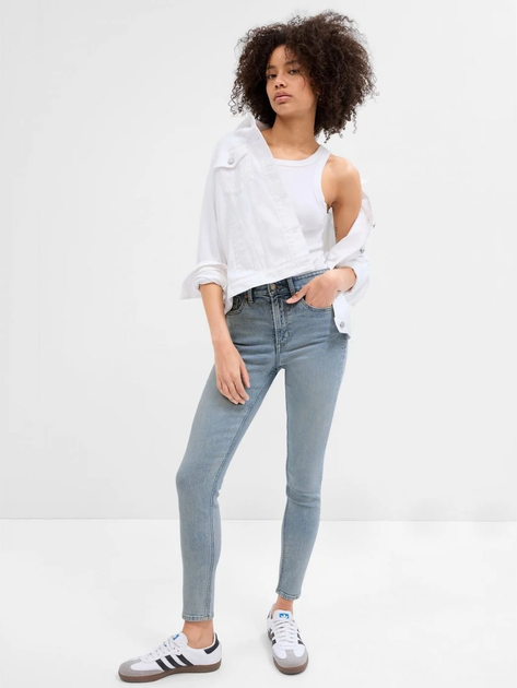 Jeansy skinny damskie GAP 674111-00 25 Niebieskie (1200115266257) - obraz 3