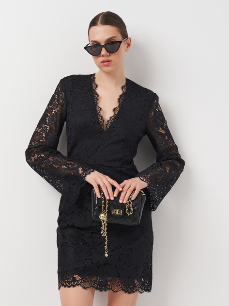 Сукня міді осіння жіноча H&M 05463356 32 Чорна від Rozetka на платформі USKIDKA Акція на Сукня міді осіння жіноча H&M 05463356 32 Чорна від Rozetka