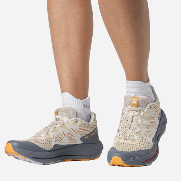 Жіночі кросівки для бігу Salomon Pulsar Trail L47210600 38.5 (7US) 24 см Бежеві (195751208697) - зображення 2