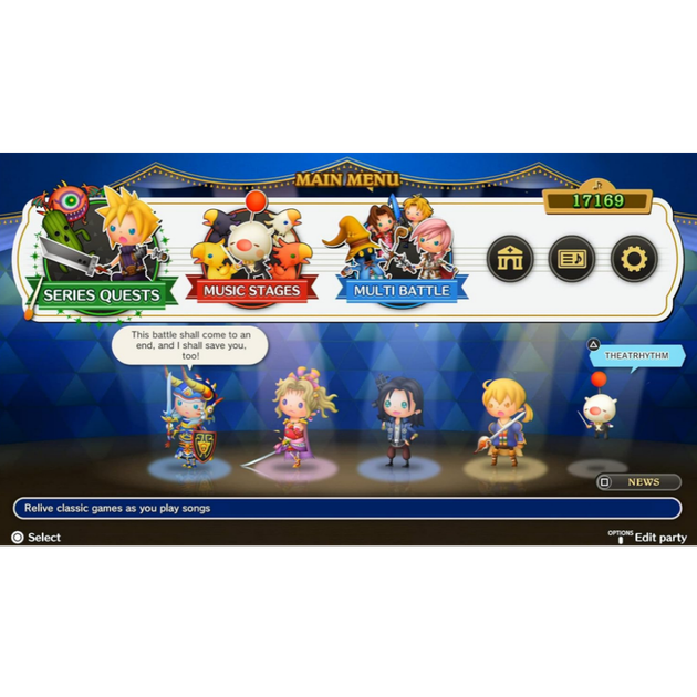 Гра Theatrhythm Final Bar Line для PS4 (Англійська версія) (диск Blu-ray) - Фото 3 Гра Theatrhythm Final Bar Line для PS4 (Англійська версія) (диск Blu-ray) - изображение 3