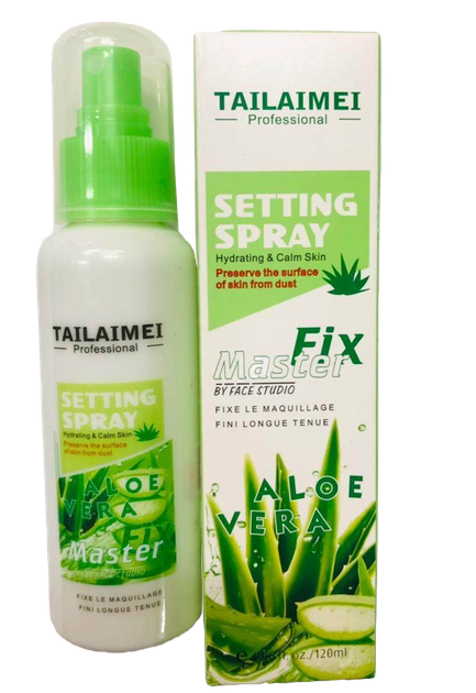 Спрей фіксатор макіяжу Tailaimei Aloe Vera 120 мл (6905624190035) - Фото 1 Спрей фіксатор макіяжу Tailaimei Aloe Vera 120 мл (6905624190035) - изображение 1