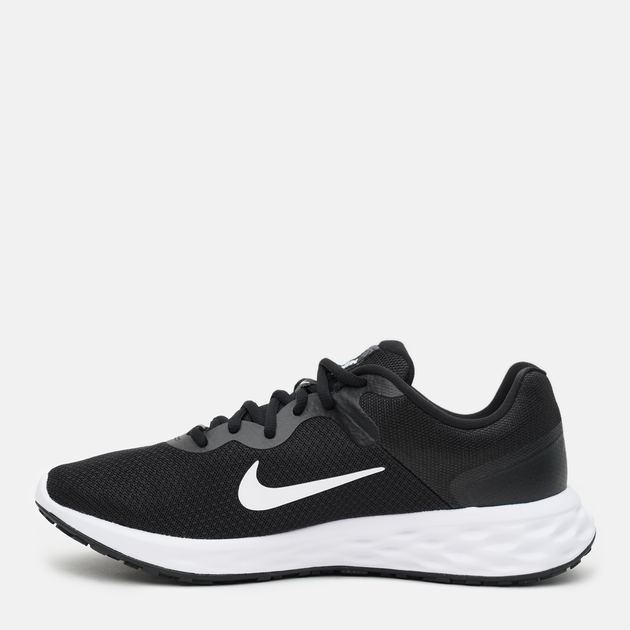 Чоловічі кросівки для бігу Nike Revolution 6 Next Nature DC3728-003 44.5 Чорний/Білий (195242835296) - зображення 4