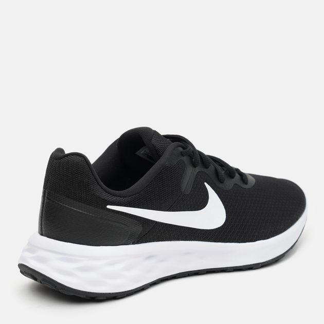 Чоловічі кросівки для бігу Nike Revolution 6 Next Nature DC3728-003 44.5 Чорний/Білий (195242835296) - зображення 5