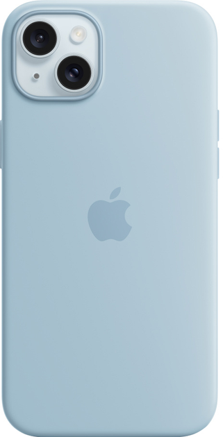 Акція на Панель Apple MagSafe Silicone Case для Apple iPhone 15 Plus Light Blue (MWNH3ZM/A) від Rozetka