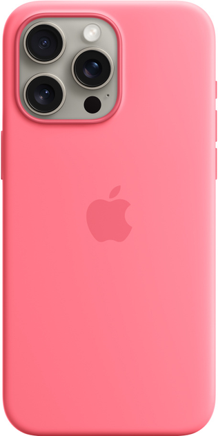 Акція на Панель Apple MagSafe Silicone Case для Apple iPhone 15 Pro Max Pink (MWNN3ZM/A) від Rozetka
