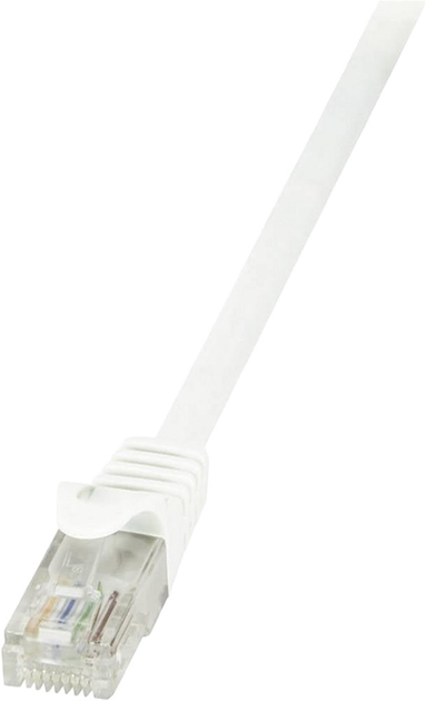 Патч-корд LogiLink EconLine Cat 6 U-UTP 1 м White (CP2031U) - зображення 1