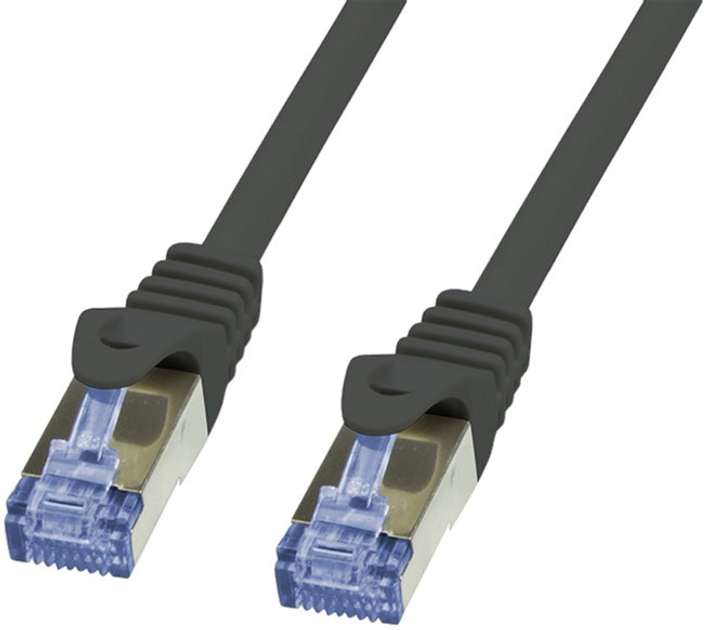 Patchcord LogiLink EconLine Cat 6a U-UTP 1.5 m Black (CP3043U) - obraz 1