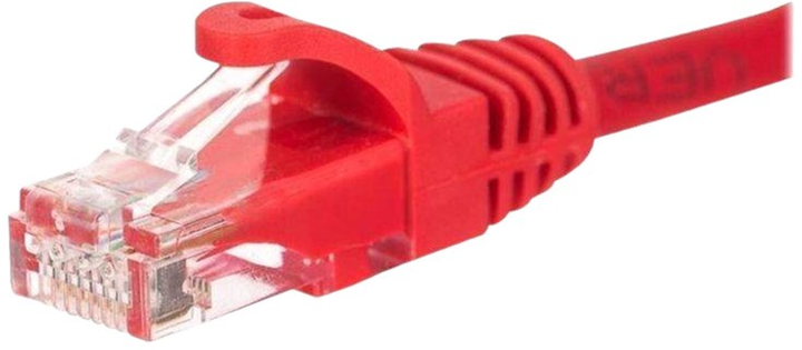 Патч-корд Netrack Cat 5e UTP 0.25 м Red (BZPAT025UR) - зображення 1