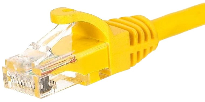 Патч-корд Netrack Cat 6 UTP 1 м Yellow (BZPAT16Y) - зображення 1