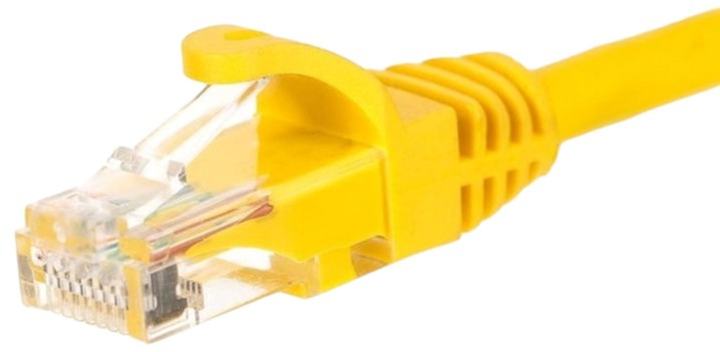 Патч-корд Netrack Cat 5e UTP 0.5 м Yellow (BZPAT05UY) - зображення 1