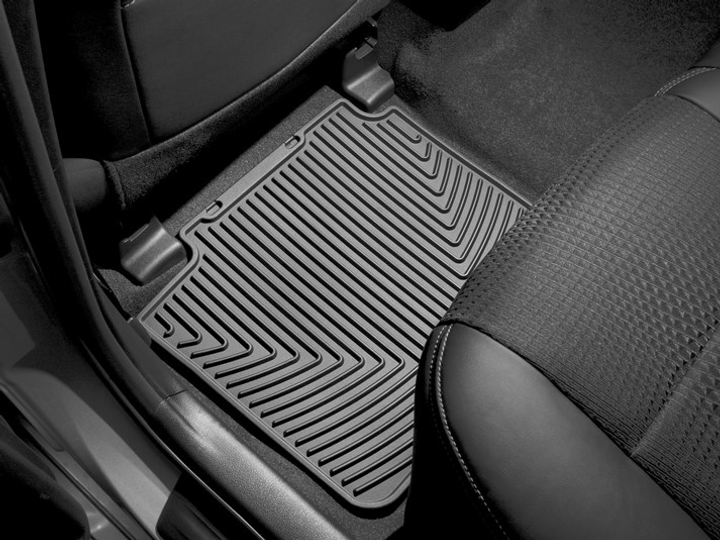 Акція на Комплект автокилимків на другий ряд WeatherTech всесезонні Toyota Camry (2012-2017) 2 шт. Чорний (W256) від Rozetka