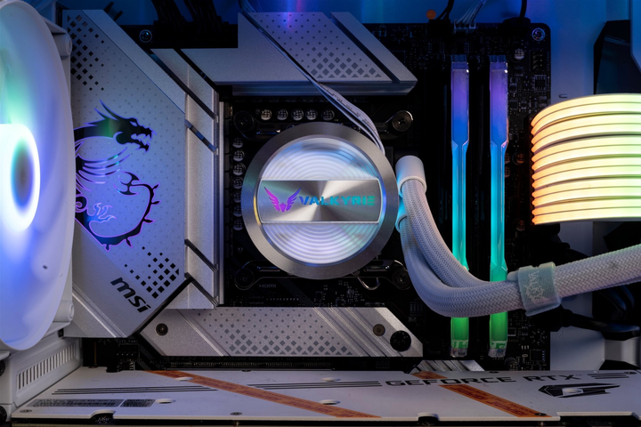 Система жидкостного охлаждения Valkyrie Dragonfang 360 ARGB White (5298003820113) - изображение 7