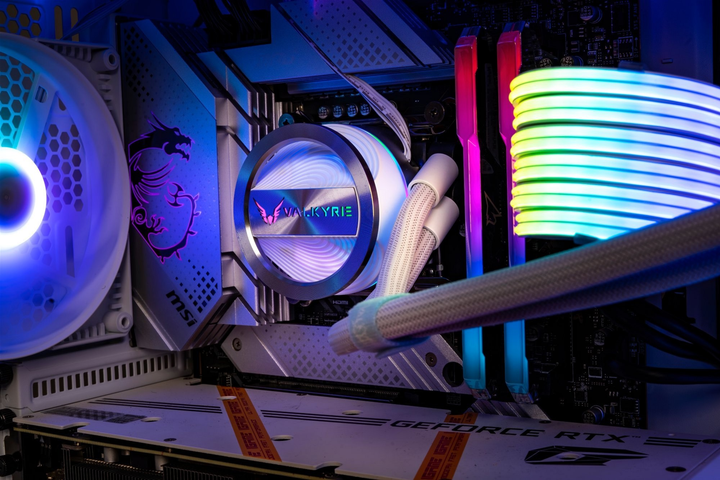 Система жидкостного охлаждения Valkyrie Dragonfang 360 ARGB White (5298003820113) - изображение 8