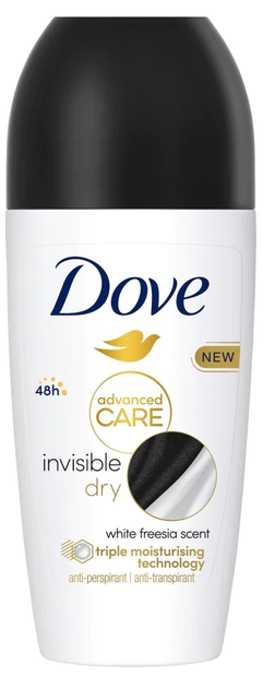 Антиперспірант Dove Advanced Care Invisible Dry 50 мл (59084051) - зображення 1