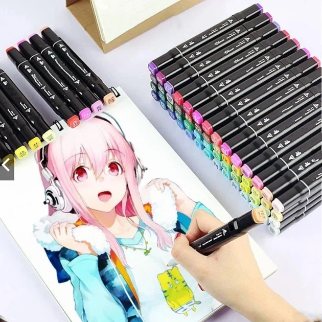 Набор маркеров для рисования SKETCHMARKER 120шт двухсторонние - Фото 6 Набор маркеров для рисования SKETCHMARKER 120шт двухсторонние - изображение 6