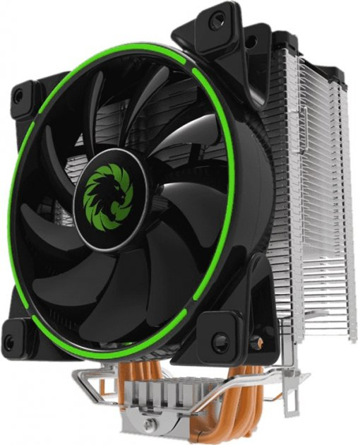 Кулер для процессора Intel/AMD TDP 187W GameMax Gamma 500-Green с подсветкой 120 мм - изображение 3