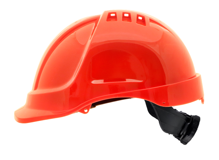 Каска захисна будівельна Sizam Safe-Guard 3210 червона - зображення 2