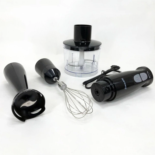Блендер Rainberg RB-2243 black 3in1 занурювальний подрібнювач 500W - зображення 2