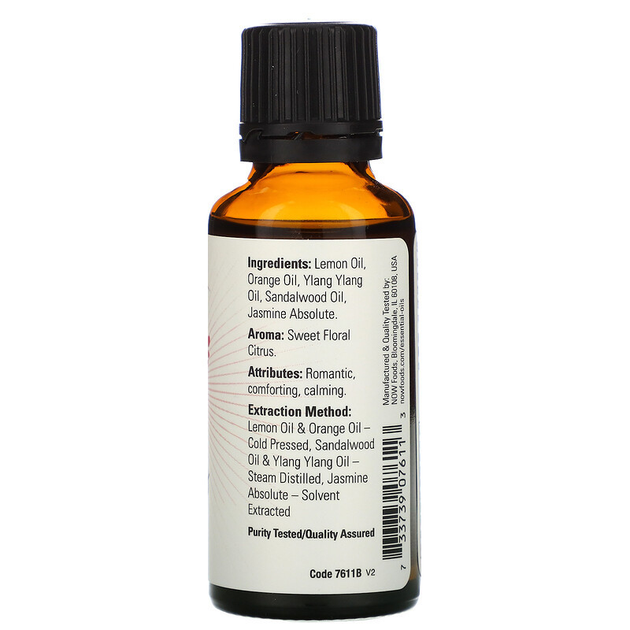 Эфирное масло романтическое NOW Foods, Essential Oils "Naturally Loveable" естественное притяжение (30 мл) - изображение 2