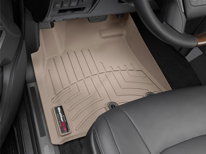 Акція на Коврики автомобільні передні WeatherTech 3D лайнери Lexus LX570 2013 - 2021 Бежеві від Rozetka