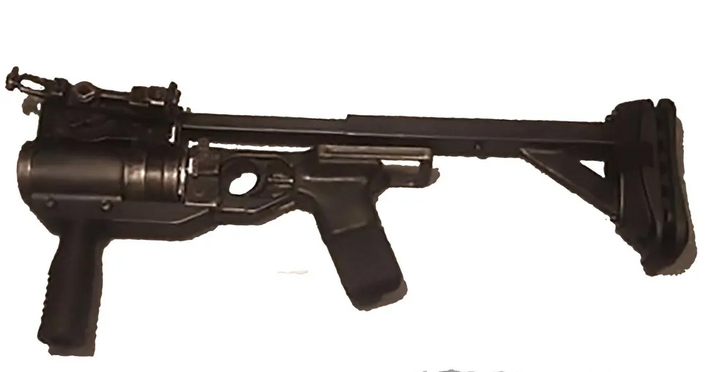 Приклад тактичний ГП-25 v2.0, BlackStorm підствольного гранатомета АК, приклад, що амортизує - зображення 2