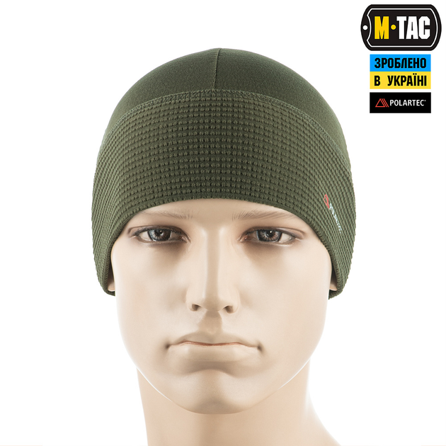 M-Tac шапка-підшоломник Polartec Army Olive S - зображення 2
