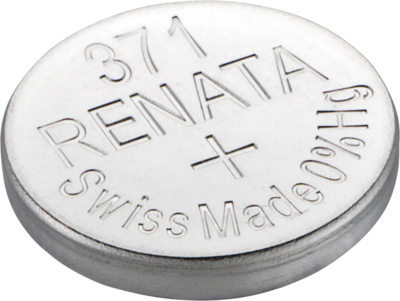 Батарейка годинникова срібно-цинкова Renata 371 SR920SW, 1.55V, блістер 10шт розривний, ціна за штуку! - Фото 3 Батарейка годинникова срібно-цинкова Renata 371 SR920SW, 1.55V, блістер 10шт розривний, ціна за штуку! - зображення 3