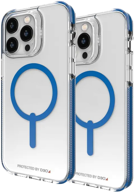 Etui plecki Gear4 Santa Cruz Snap MagSafe do Apple iPhone 14 Pro Blue (702010125) - obraz 1