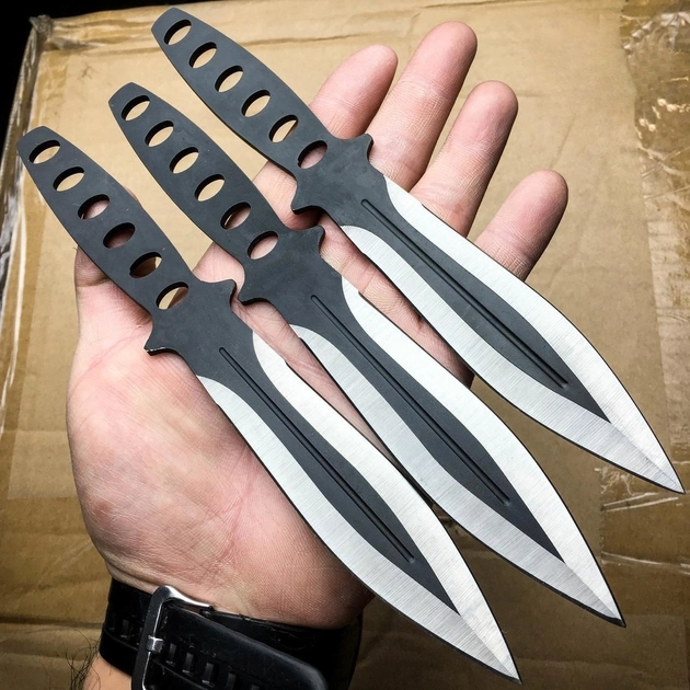 Метальні ножі Набір із 3 штук GW030 - зображення 2