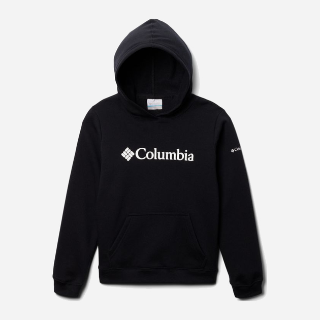 Bluza z kapturem chłopięca Columbia Trek Hoodie 1989831009 152-158 cm Czarna (195980455732) - obraz 1