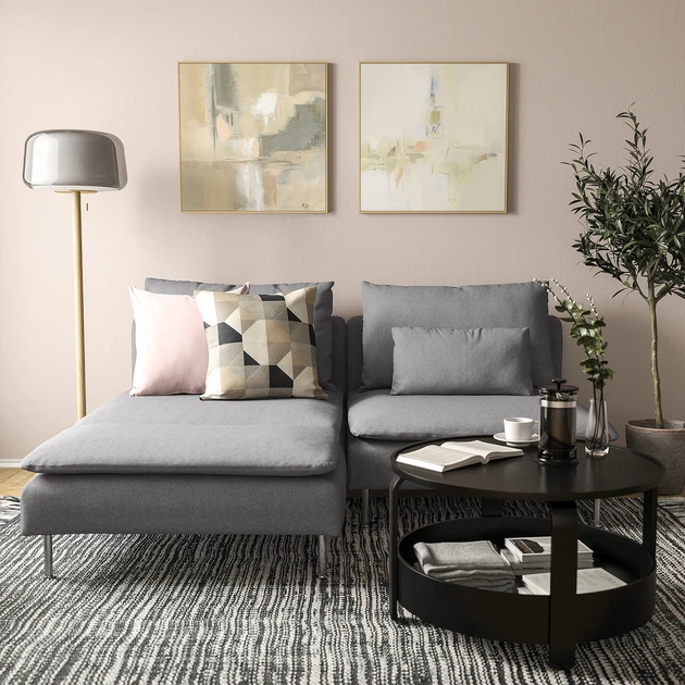 2-місний диван з диваном IKEA SÖDERHAMN, Сірий тонер, 294.521.00 - изображение 4