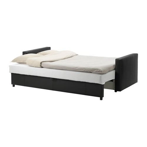 3-місний диван-ліжко IKEA FRIHETEN ФРІХЕТЕН, Бомстад чорний, 203.411.35 - изображение 11