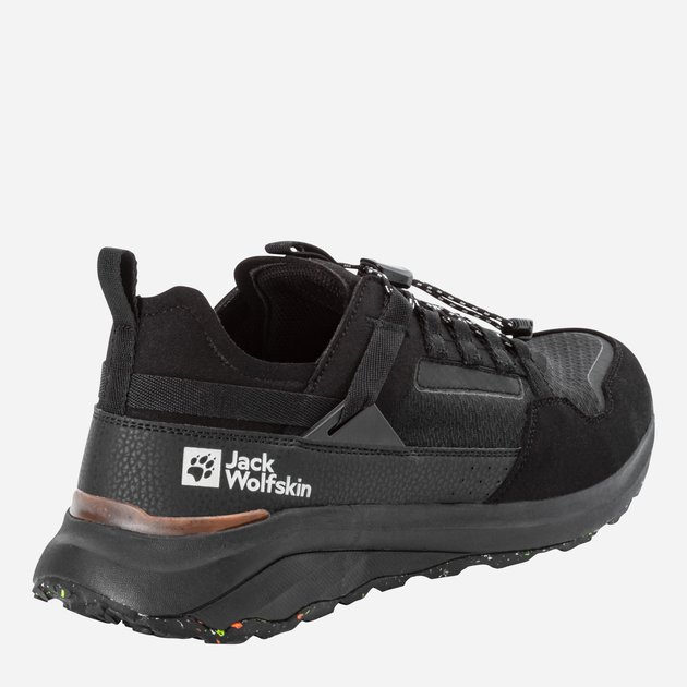 Чоловічі кросівки Jack Wolfskin Dromoventure Athletic Low M 4057011-6000 42,5 (8,5UK) Чорні (4064993731767) - зображення 5