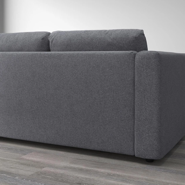 Кутовий диван IKEA VIMLE ВІМЛЕ, 4-місний, ГУННАРЕД класичний сірий, 693.994.79 - изображение 8