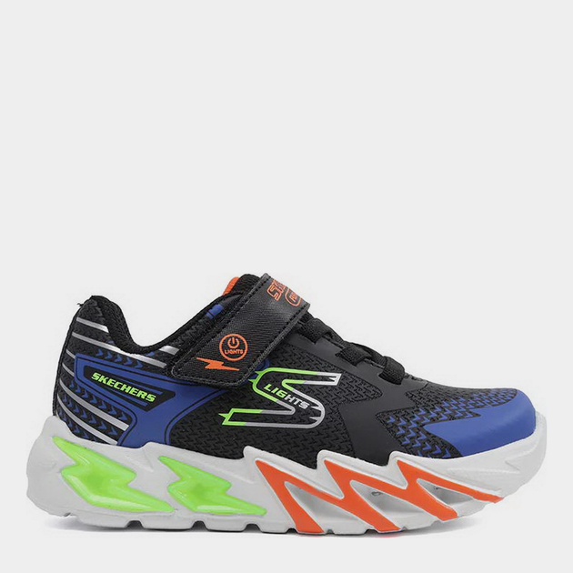 Детские с подсветкой кроссовки для мальчика Skechers 400138L BKBL 34 ...