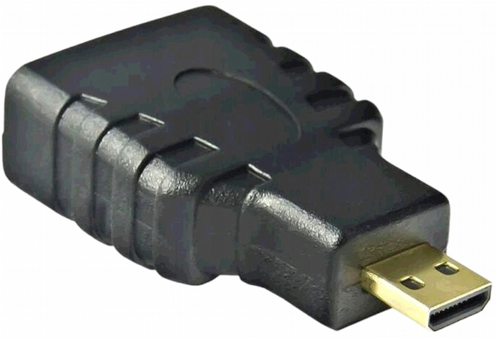 Адаптер Akyga HDMI - micro-HDMI F/M Black (AK-AD-10) - зображення 1