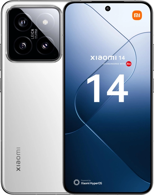 Smartfon Xiaomi 14 5G 12/512GB Biały (6941812760352)  - obraz 1