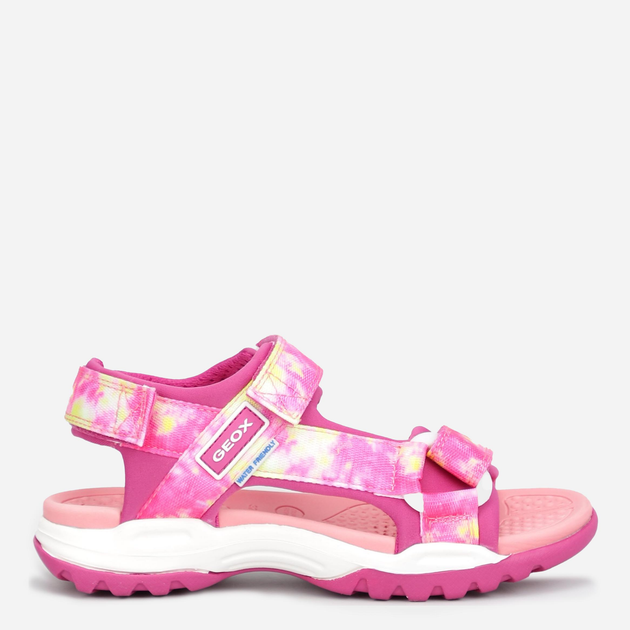Акция на Дитячі спортивні сандалії для дівчинки Geox J350WB-01511-C8B7Q 31 Рожеві от Rozetka