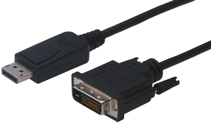 Kabel Digitus DisplayPort - HDMI 1 m Black (AK-340303-010-S) - obraz 1