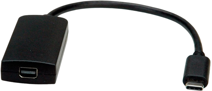 Adapter Lanberg USB Type-C - DVI M/F Black (AD-UC-DV-01) - obraz 1