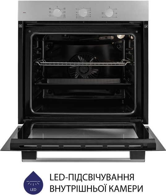 Духова шафа електрична Minola EO 675 Dove Gray - зображення 7