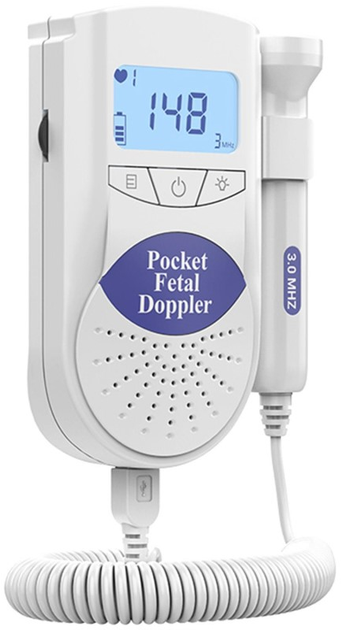 Detektor tętna płodu Jumper JPD-100S6 (6951740523233) - obraz 3